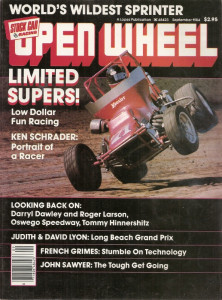 OPEN WHEEL 1984 SEPT - LARSON-DAWLEY, ANDRETTI, TURNKEY NIGHT, HINNERSHITZ*